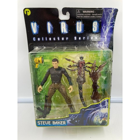1998 ReSaurus VIRUS Steve Baker Action Figure - Picture 1 of 2